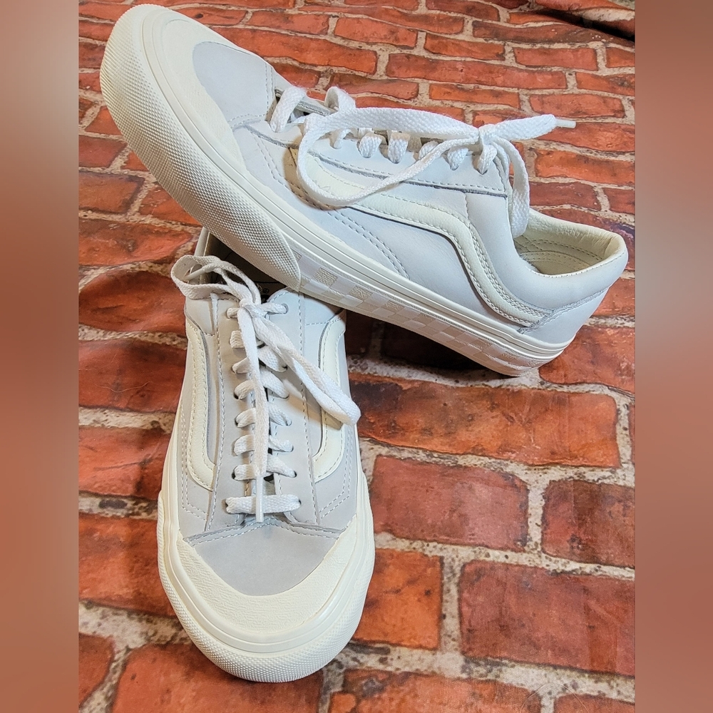 Vans Old Skool Skate UltraCush Light Blue Marshmallow - Cream Men 6.5 Women 8
